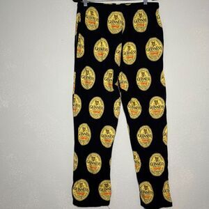 Guinness Extra Stout Beer Logo Lounge Sleepwear Pajama Pants Men's Large